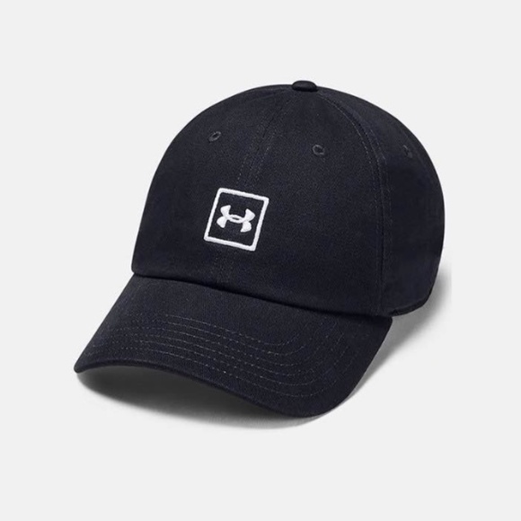 BRAND NEW men under armour cotton black adjustable cap / hat - Picture 1 of 5